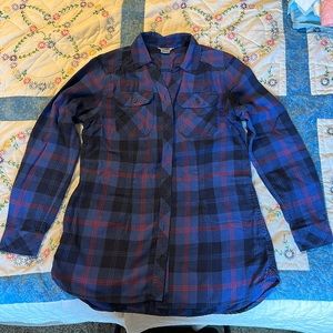 Duluth Trading women’s flannel tunic, size small